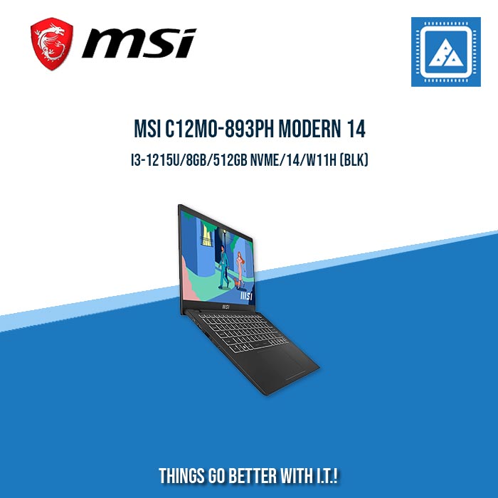 MSI C12MO-893PH MODERN 14 I3-1215U/8GB/512GB NVME | BEST FOR STUDENTS LAPTOP MSI C12MO-893PH MODERN 14 I3-1215U/8GB/512GB NVME | BEST FOR STUDENTS LAPTOP